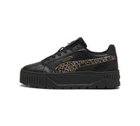PUMA Damen Karmen Ii Animal Flair Sneaker, Schwarz, Altrostgrau, 39 EU