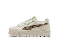 PUMA Damen Karmen Ii Animal Flair Sneaker, Alpine Snow Toasted Almond, 38 EU