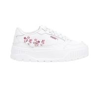 PUMA Karmen Ii Idol Damen-Sneaker, bestickt, Blumenmuster, Schnürschuhe, Freizeitschuhe, Weiß, Weiss/opulenter Garten, 10