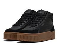 Winterboots PUMA "KARMEN II IDOL MID WTR", Damen, Gr. 41, schwarz (puma schwarz, puma schwarz), Leder, Schuhe, Winterschuhe, Winterstiefel, Snowboots (47128462-41) puma schwarz, puma schwarz