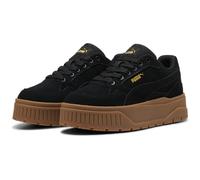 PUMA Damen Karmen II Idol Suede Sneakers 37Black Gold ┃Basic Sneakers Damen