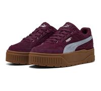 Sneaker PUMA "KARMEN II IDOL SD", Damen, Gr. 37, lila (ruby noir, sea illusion, puma gold), Leder, Schuhe Sneaker, für aktiven Alltag, mit SoftFoam+ Einlegesohle, sportlicher Stil (88513110-37) ruby n