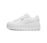PUMA Karmen II Plateau Leder-Sneaker Damen 02 - PUMA white/PUMA white/PUMA silver 38
