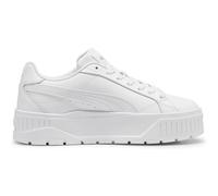 PUMA Damen Sneaker Karmen II L Leder Weiß/Silber 40 EU