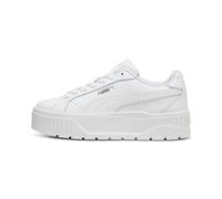 PUMA Karmen II Plateau Leder-Sneaker Damen 02 - PUMA white/PUMA white/PUMA silver 36