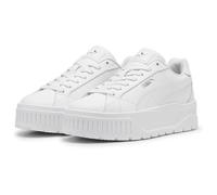 PUMA Karmen II L Damen-Sneaker, Weiß, Weiß, Silber, 7 UK