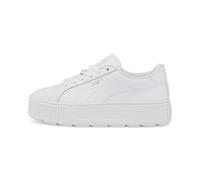PUMA Damen Karmen L Sneakers, Puma White-Puma White-Puma Silver, 41 EU