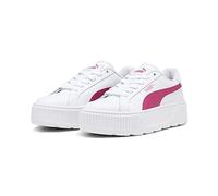 PUMA Karmen L Jr Sneaker, White Pinktastic, 37.5 EU