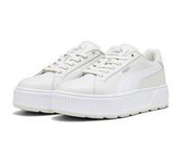 PUMA Karmen Leder Plateau Sneaker Damen 14 - vapor gray/puma white 42