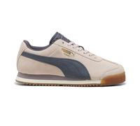 PUMA Kids Boys Roma 24 Suede Lace Up Sneakers Shoes Casual - Pink, Mauve Mist-galactic Gray-gum, 6.5 Big Kid