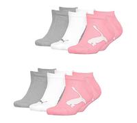 PUMA KIDS BWT SNEAKER Socken Multipack 6er Pack (as3, numeric, numeric_27, numeric_30, regular, pink/grey)