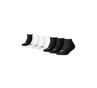 PUMA KIDS INVISIBLE Unisex Socken Sneaker für Mädchen und Jungen 7 Paar, Farbe:White/Black, Socken & Strümpfe:27-30