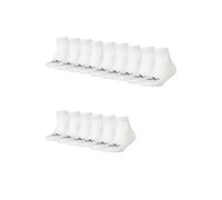 PUMA KIDS Quarter Socken Sneaker Gr. 27-38 für Mädchen und Jungen 15 Paar, Farbe:300 - white, Socken & Strümpfe:35-38