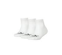 PUMA KIDS Quarter Socken Sneaker Gr. 27-38 für Mädchen und Jungen 3 Paar, Farbe:300 - white, Socken & Strümpfe:31-34