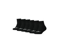 PUMA KIDS Quarter Socken Sneaker Gr. 27-38 für Mädchen und Jungen 3 Paar, Farbe:200 - black, Socken & Strümpfe:31-34