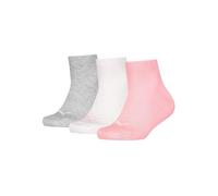 PUMA Unisex Kids Quarter Recycled Cotton Sock, Rose Water, 31/34 (3er Pack)