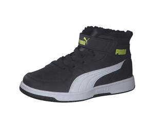 Puma Kinder Boots Puma Rebound Joy Fur 375479-07 28 Parisian Night-Puma White-Light Lime