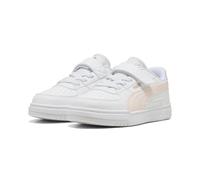 Sneaker PUMA "Caven III Sneakers Kinder", Damen, Gr. 29, weiß jasmine flower rosy outlook pink, Obermaterial: Synthetik, Textil; Futter: Textil; Innensohle: Keine Angabe; Laufsohle: Gummi, Schuhe Snea