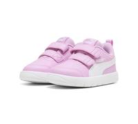 Sneaker PUMA "COURTFLEX V3 V INF", Mädchen, Gr. 26, rosa (mauve glow, puma weiß), Synthetik, unifarben, Schuhe Sneaker, für sportliche Aktivitäten, mit Textil-Innenmaterial, knöchelhoch (55786854-26) 