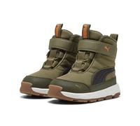 PUMA Evolve Stiefel Kleinkinder, Schuhe, Olive/Schwarz/Orange Glo, 21 Green