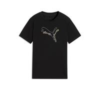 Puma TAD Essentials Logo Graphic Mädchen T-Shirt, schwarz 128