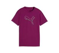 Puma TAD Essentials Logo Graphic Mädchen T-Shirt, pink 176