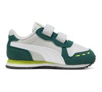 PUMA Unisex Baby Cabana Racer SL 20 V INF Sneaker, COOL Light Gray White-Dark Myrtle-Lime Smash, 23 EU