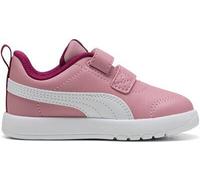 Puma Baby-Sneaker Courtflex V3 V INF mit Klettverschluss Poised Pink/Puma White/Berry Gr. 25