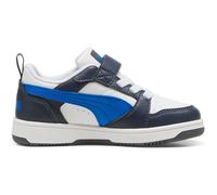 PUMA Kinder Freizeitschuhe Puma Rebound V6 Lo AC+ PS (397419) 30 PUMA White-Hyperlink Blue-Galactic Gray
