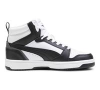 PUMA Unisex Kinder Sneaker Rebound V6 Mid Jr Weiß/Schwarz/Shadow Gray Größe 38