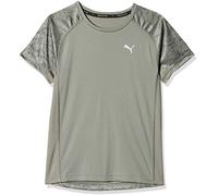 PUMA Kinder Gym AOP Tee Shirt, Castor Gray, 128