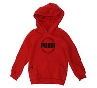 PUMA Kinder Hoody mit Kängurutasche Kapuzen-Pullover für Jungen & Mädchen 849258 11 Rot 116