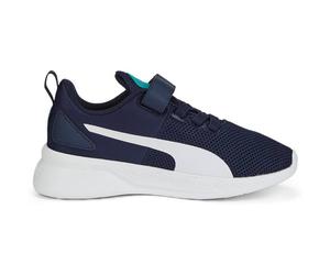 PUMA Kinder Indoorschuhe Flyer Runner V PS (192929) 29 PEACOAT-PUMA WHITE-DEEP AQUA 034