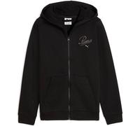 PUMA Kinder Jacke ESS SCRIPT Full-Zip Hoodie FL G (689253) 164 Schwarz