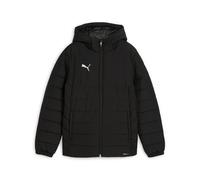 Puma Teamadditions Hooded Padded Jacket Jr Jacke schwarz 164