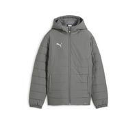 PUMA teamADDITIONS Steppjacke mit Kapuze Kinder 13 - flat medium gray/puma silver 164