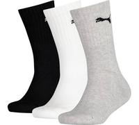 Puma Socken Junior Crew 3er-Pack Gr. 31-34 Grau/Weiß/Schwarz