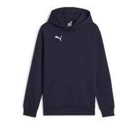 Puma Jungen Teamgoal Casuals Hoody Jr Pullover, Puma Navy-Puma White, 164 EU