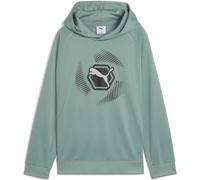 PUMA Jungen Active Sports Graphic Poly Hoodie B Kapuzenpullis, Green Moon,