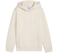 PUMA Kinder Kapuzensweat ESS SCRIPT Hoodie FL G (688728) 128 Alpine Snow