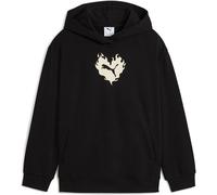 PUMA Kinder Kapuzensweat FLAMING LOVE Hoodie TR G (685109) 128 Schwarz