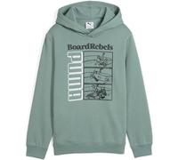 Puma Mid90S FL Jungen Kapuzensweater, grün 128