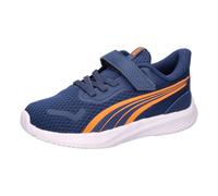 PUMA Pounce AC+ Baby-Sneaker mit Klettverschluss 07 - persian blue/orange glo/puma white 23