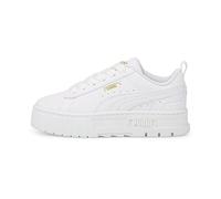 PUMA Kinder Mädchen Mayze Sneaker, Puma Weißes PUMA Teamgold, 13.5 UK Child