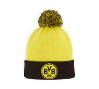 Puma Kinder Mütze BVB Youth Pom Pom Beanie 025559-01 Kinder Faster Yellow-PUMA Black