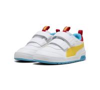 PUMA Kinder Multiflex 2 Colour Sneakers 32, White Pelé Yellow