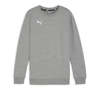 PUMA teamGOAL Casuals Crew Neck Sweatshirt Jungen 33 - medium gray heather/puma white 128