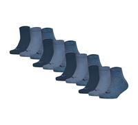 PUMA Kinder Quarter Socken, 12er Pack - Plain Quarter 12P, Logos, einfarbig Denim Blau / 31-34 31-34 Blau