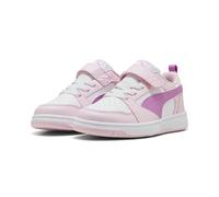 PUMA Kinder Rebound V6 Lo Sneakers 35, Pearl Pink Mauve Pop White
