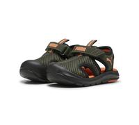 Puma Kinder Sandalen Fun Racer Sandal Mesh V Inf 401576 Dark Olive-Rickie Orange-Puma Black-23